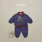 (Pre-order) Soybean Kids Winter - Picnic Fleece-Lined Top & Bottom Set 피크닉양기모상하 (2 Colors)