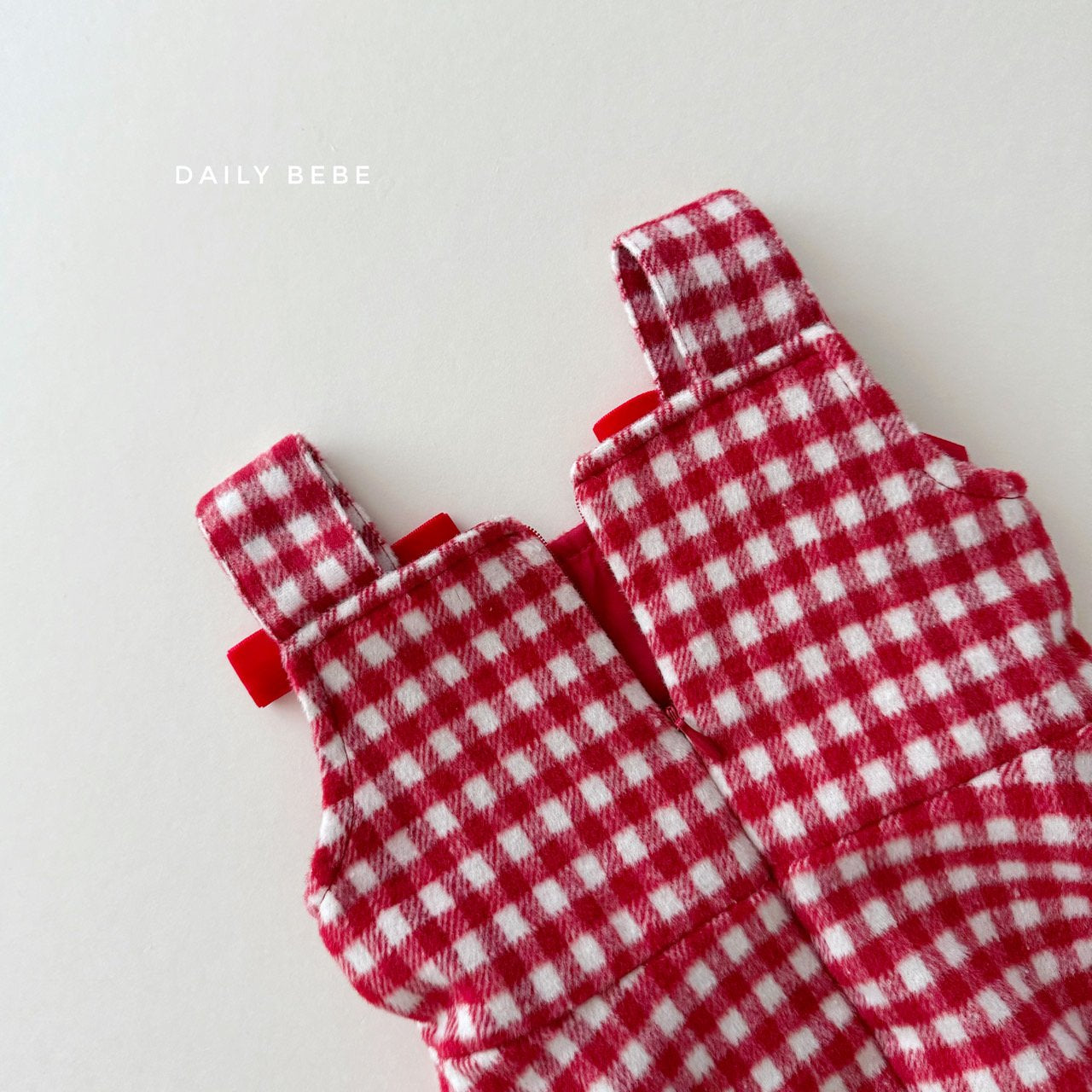 (Pre-order) Daily Bebe - Kids’ Christmas Eve Check Dress 이브체크원피스