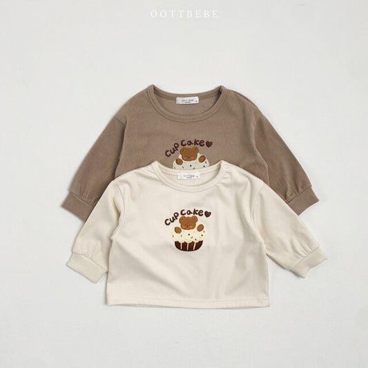 (Pre-order) OOTTBEBE - Otti Cupcake T-Shirt 오띠컵케익시보리티 (2 Colors)