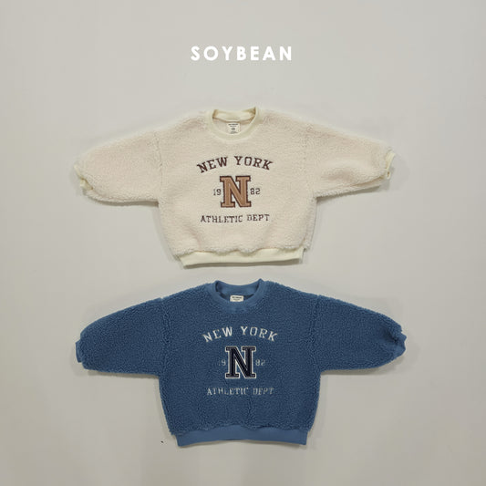 (Pre-order) Soybean Kids Winter - N-Popcorn Sherpa Sweatshirt N뽀글양털맨투맨 (4 Colors)