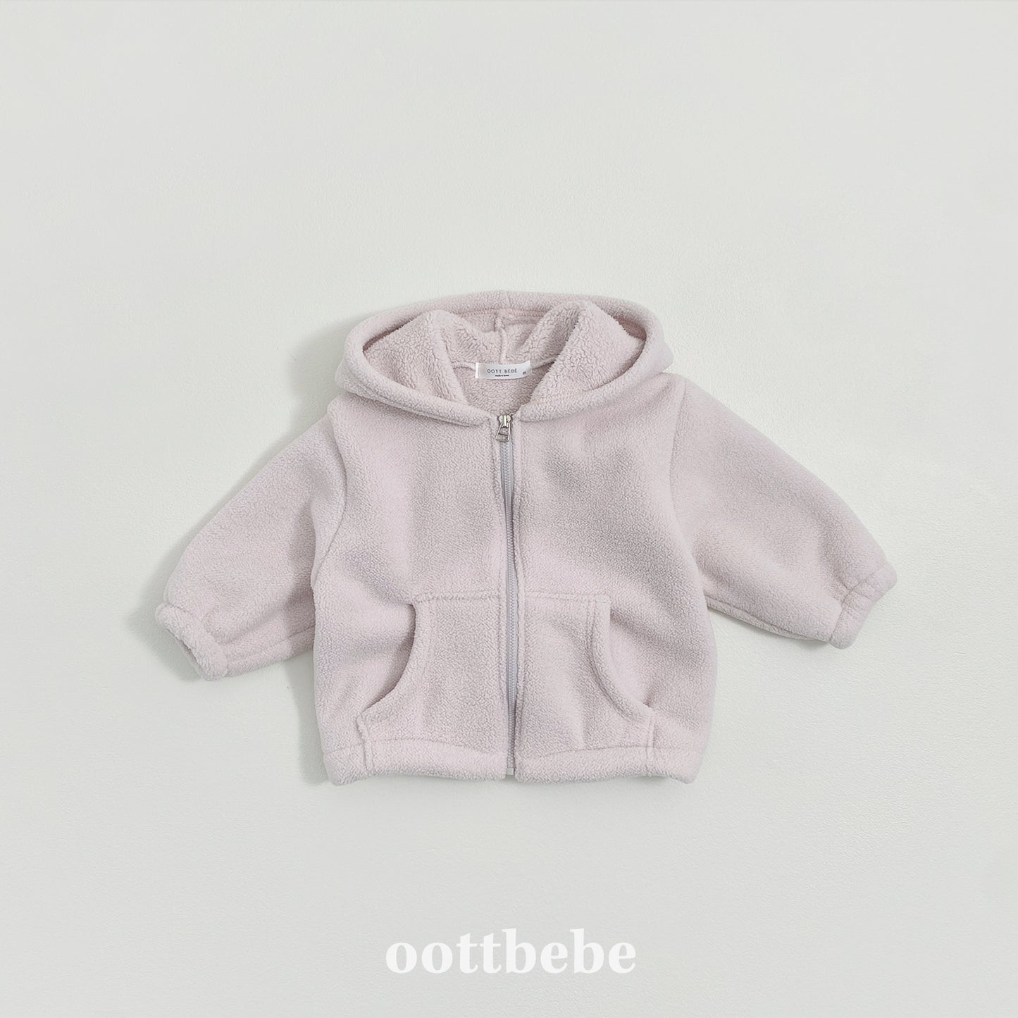 (Pre-order) OOTTBEBE Winter - Marshmallow Cloud Fleece Zip-Up Jacket 말랑구름후리스집업점퍼 (5 Colors)