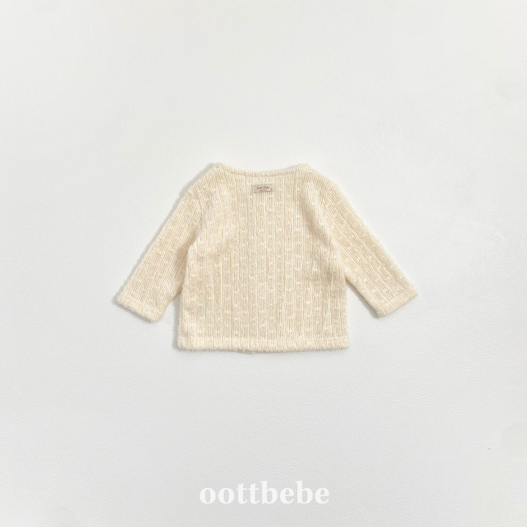 (Pre-order) OOTTBEBE Winter - Hazelnut Cardigan 헤이즐넛가디건 (4 Colors)