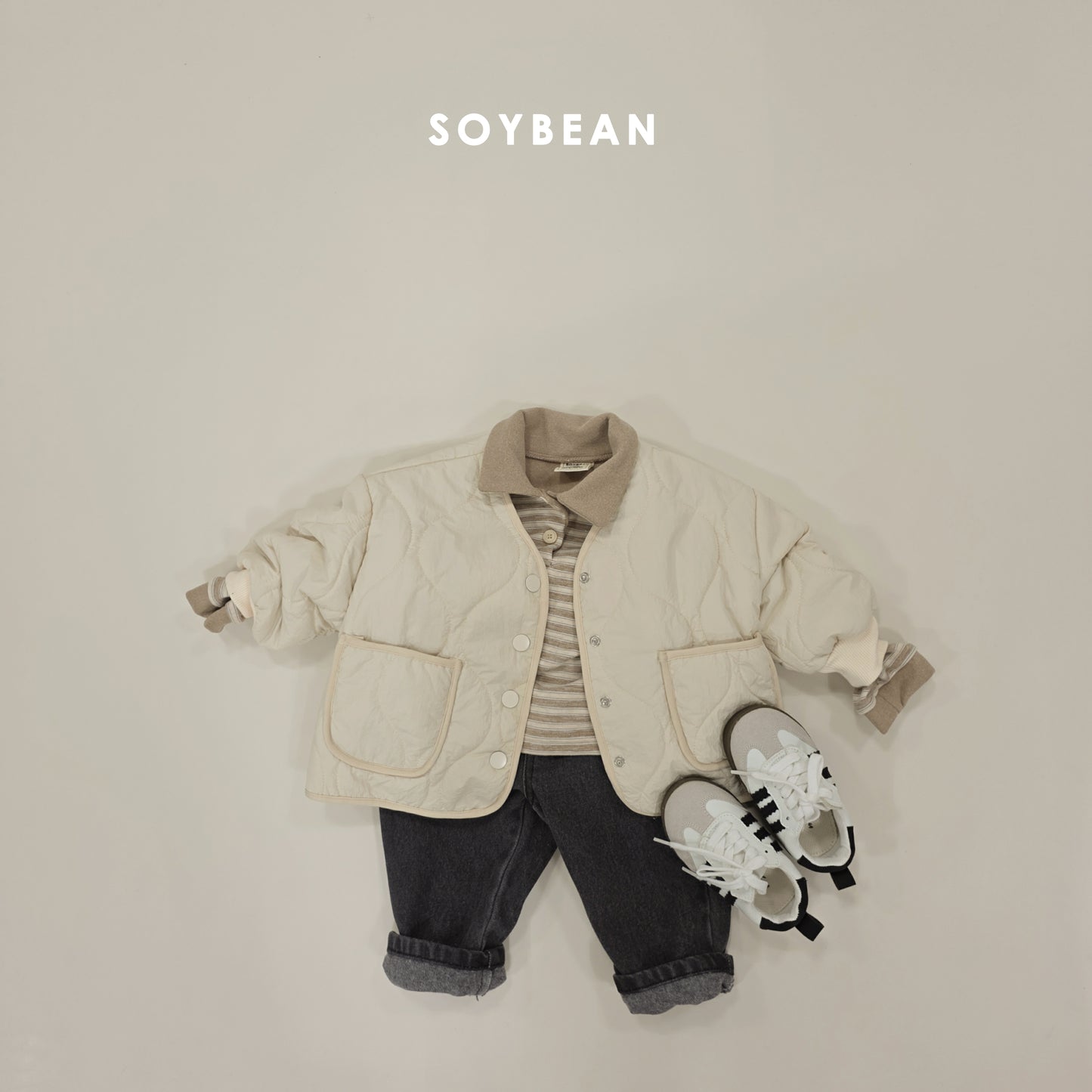 (Pre-order) Soybean Kids Winter - Puffy Cozy Barrel Jacket 몽글몽글항아리자켓 (3 Colors)