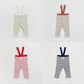 (Pre-order) OOTTBEBE Spring - Say OOTT Stripe Suspender Leggings 세이오뜨멜빵레깅스 (4 Colors)