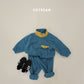 (Pre-order) Soybean Kids Winter - Mountain Neck Fleece Top & Bottom Set 마운틴넥플리스세트 (4 Colors)