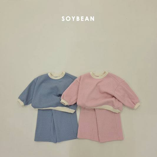 (Pre-order) Soybean Kids Winter - Daily Knit Top & Bottom Set 데일리니트상하 (2 Colors)