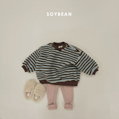 (Pre-order) Soybean Kids Winter - Color Cotton Candy Sherpa Sweatshirt 칼라솜사탕맨투맨 (4 Colors)