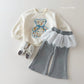 (In-stock) Daily Bebe Spring - Kids' Floral Sweatshirt 플로럴 맨투맨 (2 Colors) (Copy)