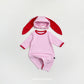 (Pre-order) OOTTBEBE Spring - Modal Heart Romper & Bunny Ear Bonnet Set 모달하트전신슈트+토끼보넷 (4 Colors)