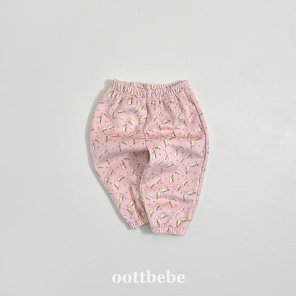 (Pre-order) OOTTBEBE Winter - Animal Forest Cozy Pants 동물의숲고쟁이팬츠 (4 Colors)