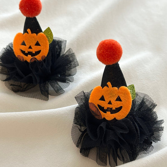 (Chenny Bong Bong) Wicked Pumpkin Hair Clip (1 Piece)