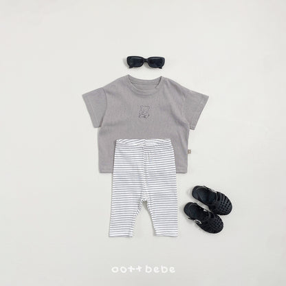(Pre-order) OOTTBEBE Summer - Sherbet Leggings (Kids) 샤베트5부레깅스 (5 Colors)