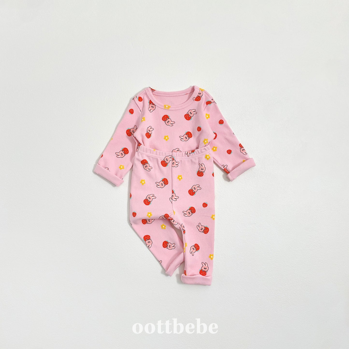 (Pre-order) OOTTBEBE Winter - Yum Yum Friends Homewear 얌얌친구실내복 (3 Colors)