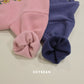 (Pre-order) Soybean Kids Winter - Picnic Fleece-Lined Top & Bottom Set 피크닉양기모상하 (2 Colors)