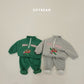 (Pre-order) Soybean Kids Winter - Flying Delivery Top & Bottom Set 플라잉딜리버리상하 (2 Colors)