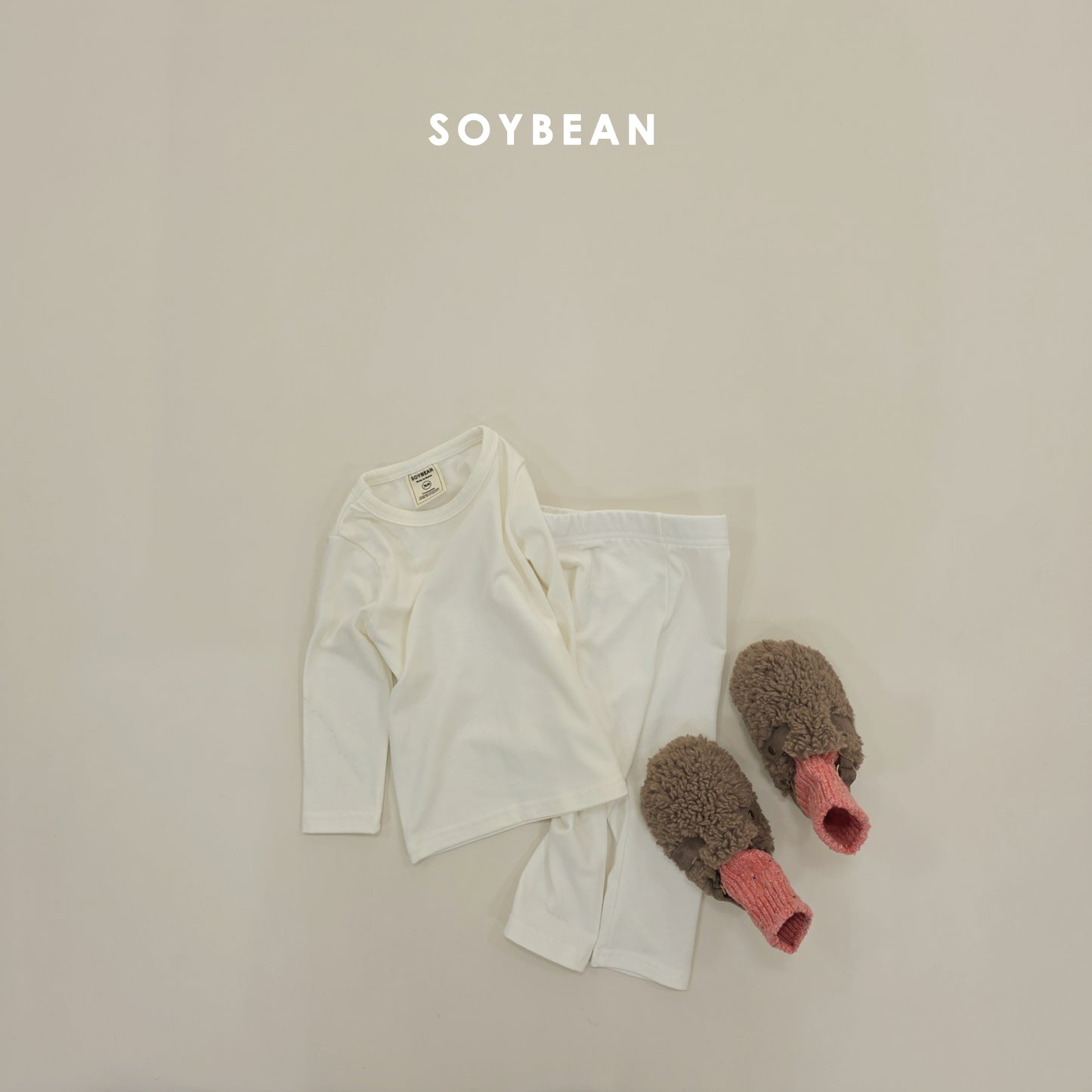 (Pre-order) Soybean Kids Winter - Heat Fleece Pajama Set 히트실내복 (6 Colors)