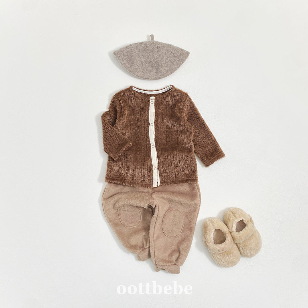 (Pre-order) OOTTBEBE Winter - Hazelnut Cardigan 헤이즐넛가디건 (4 Colors)