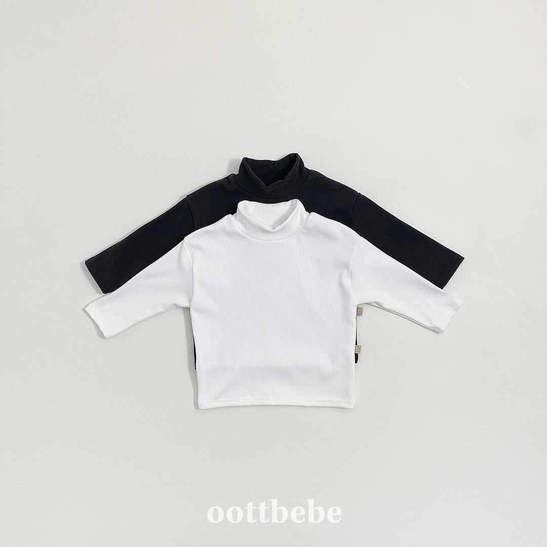 (Pre-order) OOTTBEBE Winter - Classic Turtleneck Tee 클래식폴라티 (2 Colors)