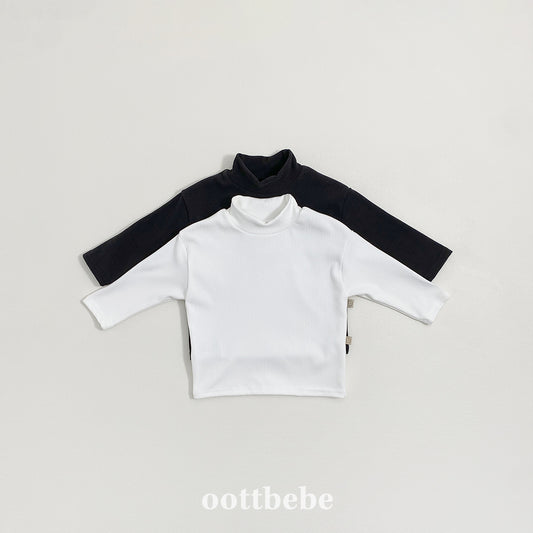 (Pre-order) OOTTBEBE Winter - Classic Turtleneck Tee 클래식폴라티 (2 Colors)