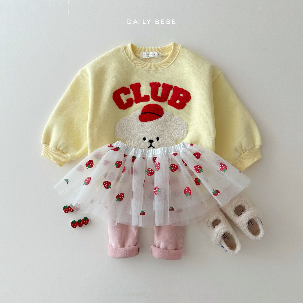 (Pre-order) Daily Bebe Winter - Kids' Layered Tutu Skirt 레이어드 튜튜 (2 Colors)