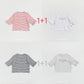 (Pre-order) OOTTBEBE Spring - Say OOTT 1+1 Kid Tee Set 세이오뜨1+1티셔츠 (4 Colors)