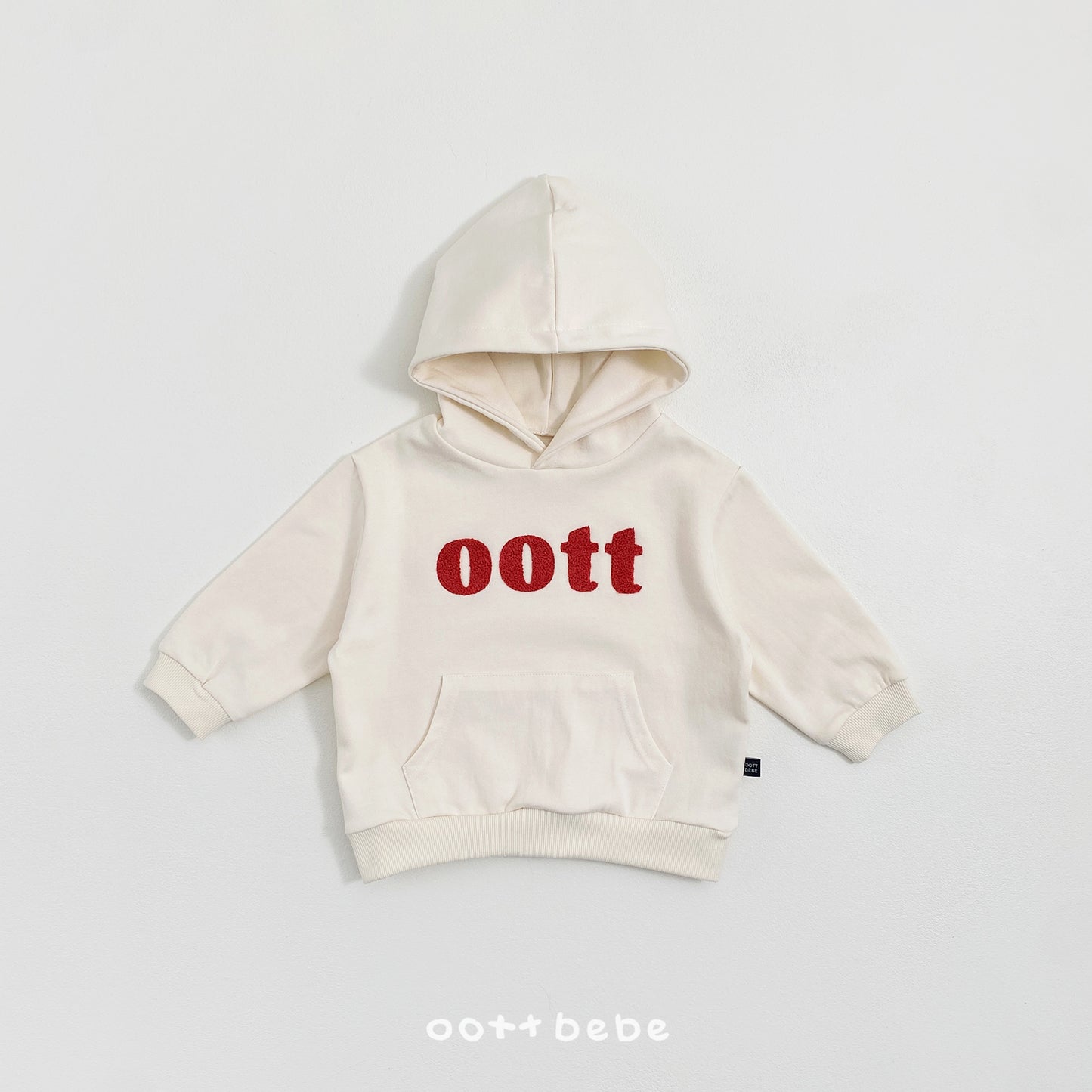 (Pre-order) OOTTBEBE Spring - Bouclé Hoodie 댄디부클후드맨투맨 (2 Colors)