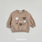 (Pre-order) OOTTBEBE Winter - Collection Bear Sweatshirt 컬렉션베어맨투맨 (2 Colors)
