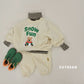 (Pre-order) Soybean Kids Winter - Snow Fun Fleece-Lined Top & Bottom Set 양기모스노우펀상하 (3 Colors)