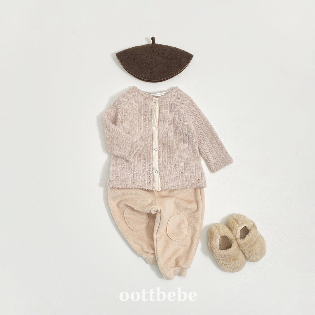 (Pre-order) OOTTBEBE Winter - Hazelnut Cardigan 헤이즐넛가디건 (4 Colors)