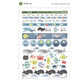 (Pre-order) Personalized Name Stickers for Clothing, Shoes and Gear
