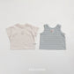 (Pre-order) OOTTBEBE Summer - Sherbet 1+1 Tee Set (Kids) 샤베트 1+1티셔츠 (5 Colors)