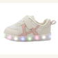 (Pre-order) KoongsKoongs Kids’ Bread LED Light-up Sneakers (Soft Pink)