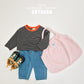 (Pre-order) Soybean Kids - Tapered Denim Pants 테이퍼드데님팬츠 (2 Colors)