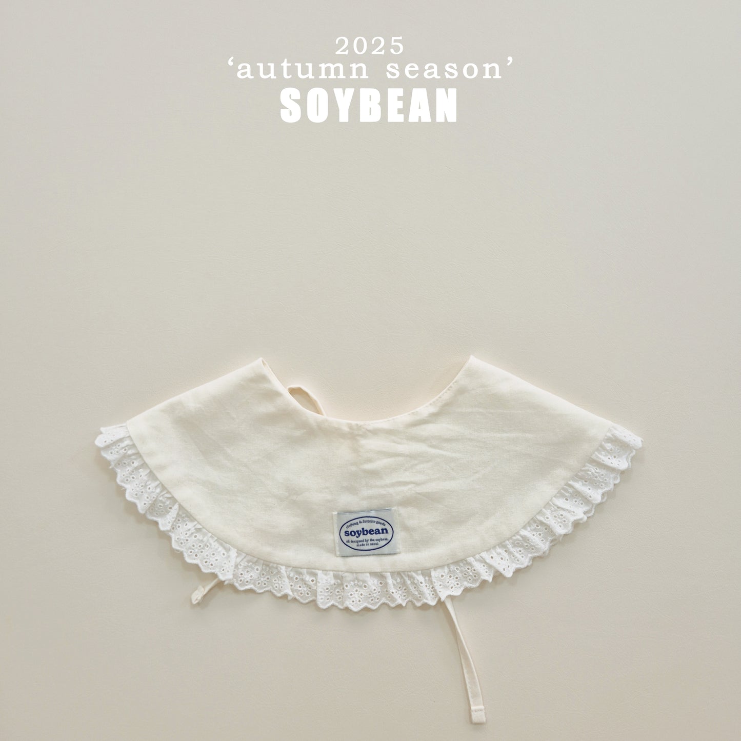 (Pre-order) Soybean Kids - Ribbon Lace Cape 리본레이스케이프 (3 Colors)