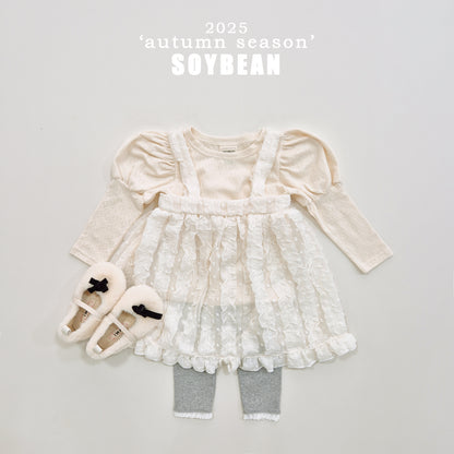 (Pre-order) Soybean Kids - Rosy Puff Tee 로지퍼프티 (3 Colors)