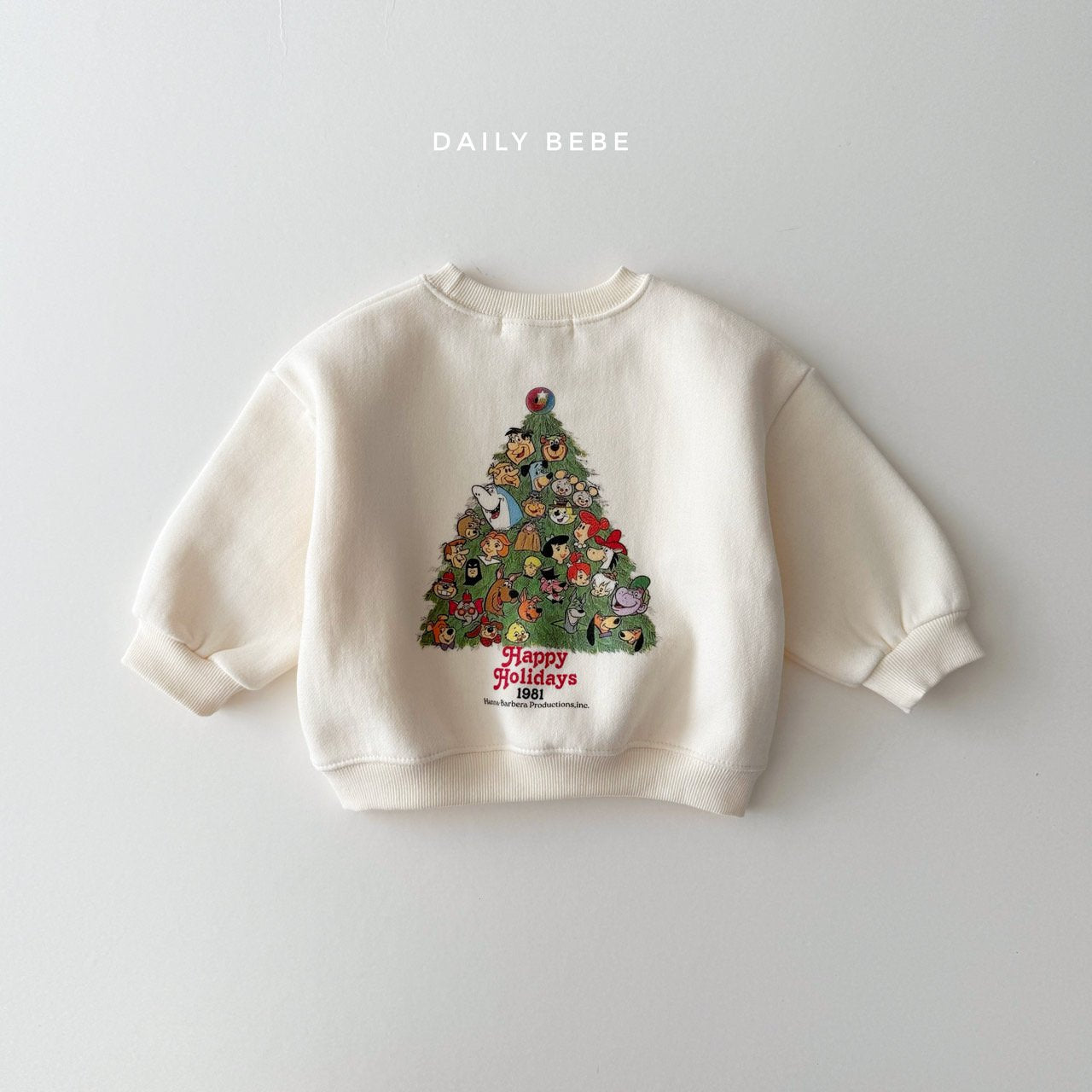 (Pre-order) Daily Bebe - Kids’ Christmas Tree Sweatshirt 트리맨투맨 (2 Colors)