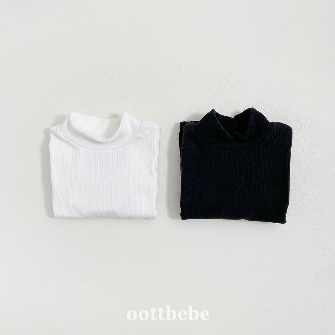 (Pre-order) OOTTBEBE Winter - Classic Turtleneck Tee 클래식폴라티 (2 Colors)