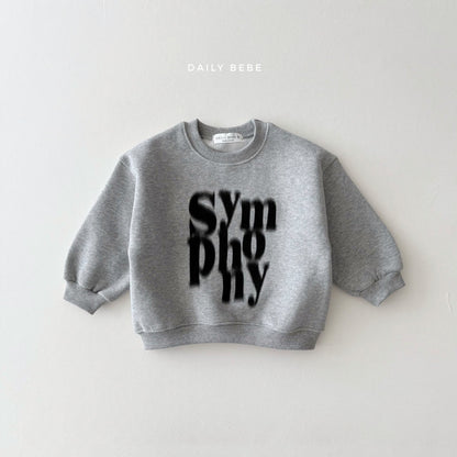 (Pre-order) Daily Bebe Winter - Kids' Symphony Sweatshirt 심포니 맨투맨 (2 Colors)