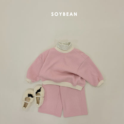 (Pre-order) Soybean Kids Winter - Daily Knit Top & Bottom Set 데일리니트상하 (2 Colors)