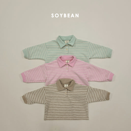 (Pre-order) Soybean Kids Winter - Soft Loose Collar Tee 소프트루즈카라티 (3 Colors)