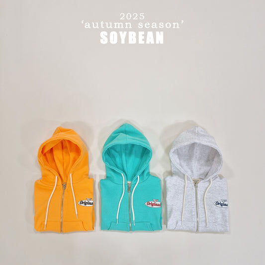 (Pre-order) Soybean Kids - Original Hood Zip-Up 오리지날후드집업 (3 Colors)