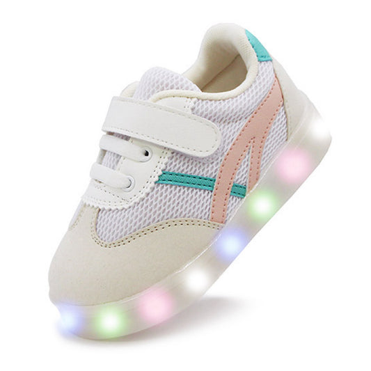 (Pre-order) KoongsKoongs Kids’ Bliss LED Light-up Sneakers (Pink)