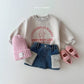 (Pre-order) Daily Bebe - Kids’ Denim Skirt with Fleece Pockets 카고 양털치마