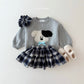 (Pre-order) Daily Bebe Winter - Kids' Merry Ruffle Skirt 메리 홀 스커트 (2 Colors)