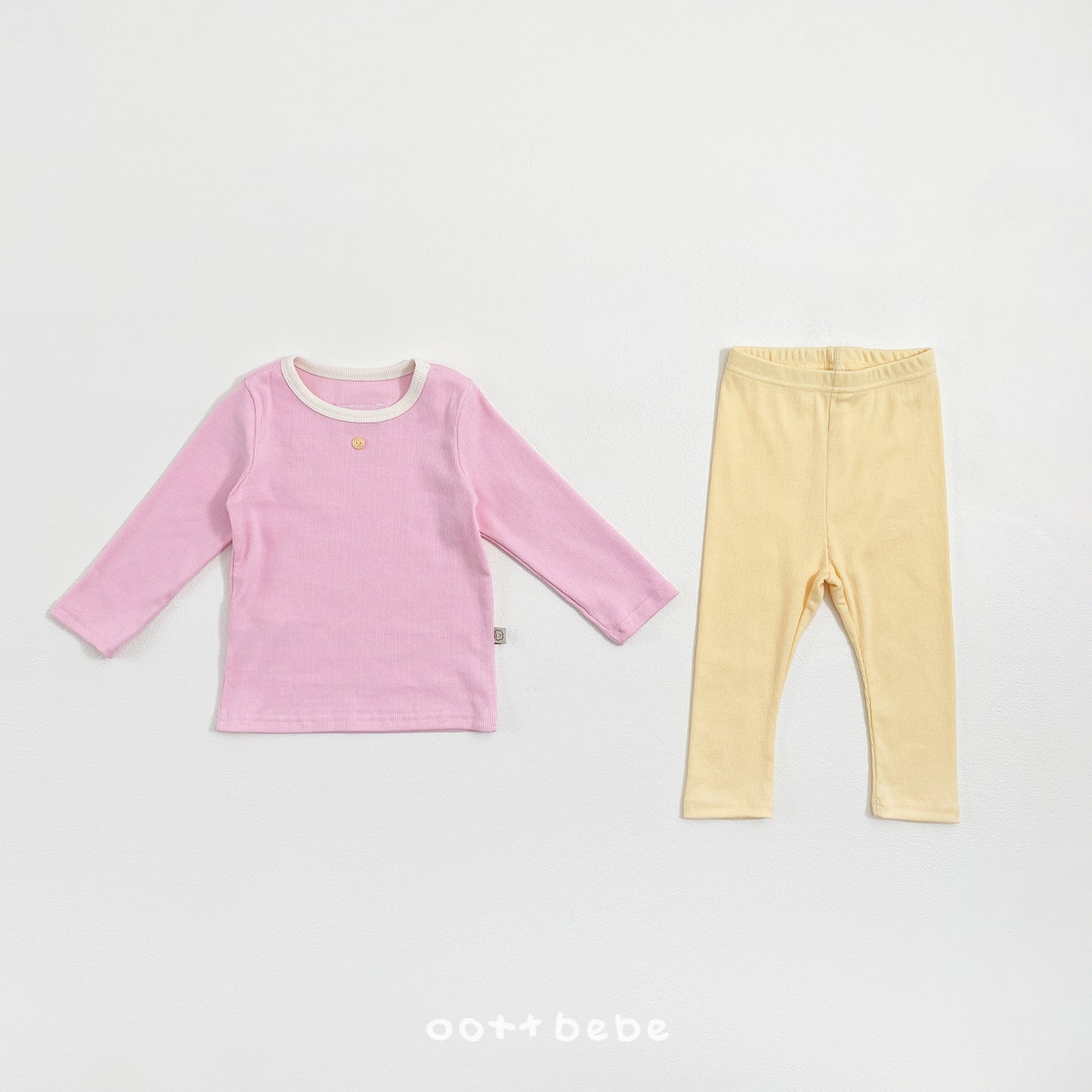 (Pre-order) OOTTBEBE Spring - Picnic Cotton Pajama Set 피크닉실내복 (3 Colors)
