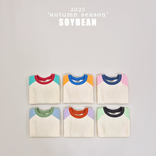 (Pre-order) Soybean Kids - Color Pang Sweatshirt 컬러팡맨투맨 (6 Colors)