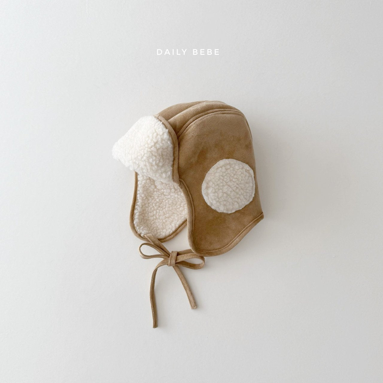 (Pre-order) Daily Bebe Winter - Kids’ Cozy Shearling Pilot Hat 무스탕햇