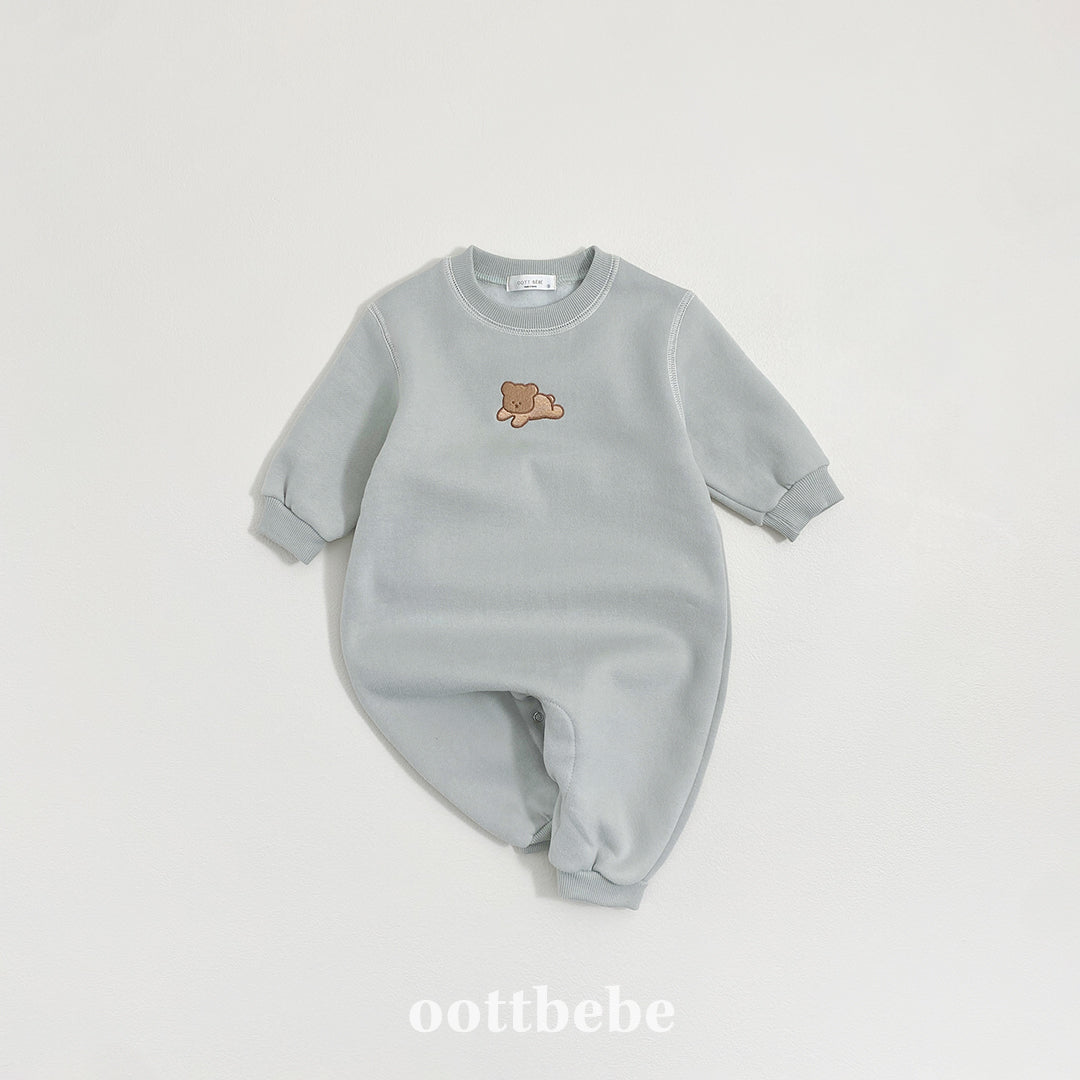 (Pre-order) OOTTBEBE Winter - Cozy Bear Full Suit 쿨쿨베어전신슈트 (2 Colors)