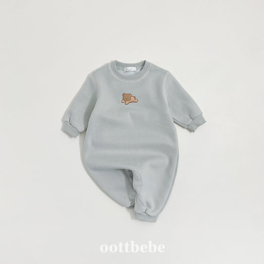 (Pre-order) OOTTBEBE Winter - Cozy Bear Full Suit 쿨쿨베어전신슈트 (2 Colors)