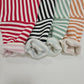 (Pre-order) Soybean Kids Winter - Fleece-Lined Stripe Sweatshirt 양기모단가라맨투맨 (4 Colors)